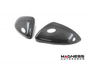 Volkswagen Golf Mk7 Full Replacement Mirror Covers - Carbon Fiber